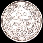 Liban. 50 Piastres Royal Dutch Mint, 1952 (Sans prix de