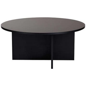 Evila Modern Black Coffee Table, 90 X 40 X 90 Cm 100%, Verzenden, Nieuw, 50 tot 100 cm, Scandinavisch