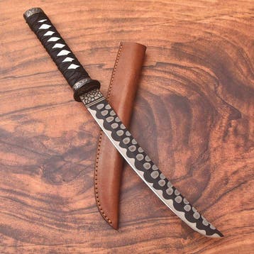 RELIC & EDGE RELIC & EDGE - Keukenmes - S27 - Staal, Leder -