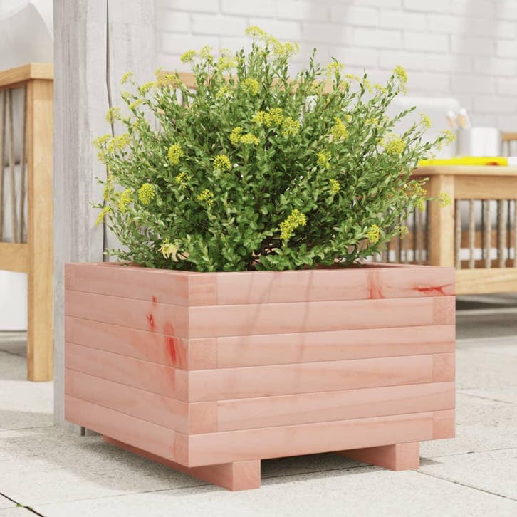 vidaXL Plantenbak 40x40x26,5 cm massief douglashout, Jardin & Terrasse, Pots de fleurs, Envoi