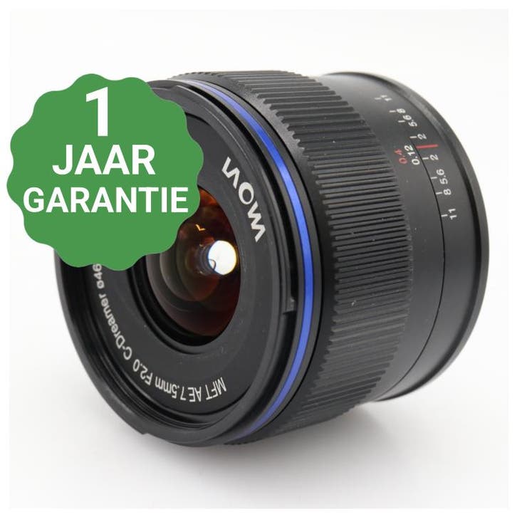 Laowa 7.5mm F/2 MFT Auto Aperture | Tweedehands, Audio, Tv en Foto, Foto | Lenzen en Objectieven, Zo goed als nieuw, Verzenden