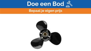 Bieden: Michigan Match 3-Blade Aluminum Boat Propeller 9 3/, Ophalen of Verzenden, Nieuw
