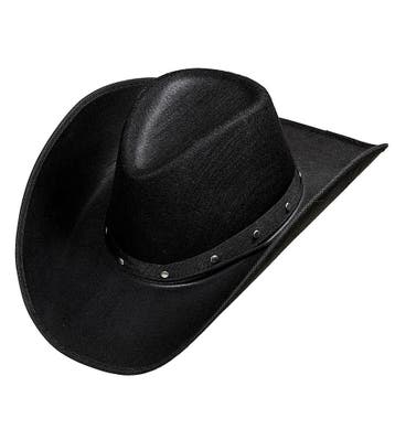 Cowboy Hoed Zwart, Verzenden, Nieuw