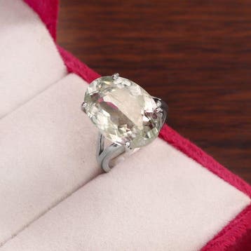 Sans prix de réserve - Bague Argent - 12.00ct. tw. Améthyste