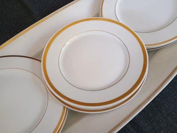 Richard Ginori - Tafelservies (9) - Modena- Bordo oro -
