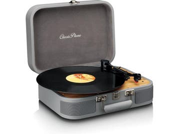 Classic Phono TT-116GY - Retro Platenspeler - Bluetooth 5.0, Audio, Tv en Foto, Platenspelers, Verzenden, Nieuw
