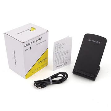 Fast Charge Qi Desktop Draadloze Oplader Universeel 9V -, Verzenden