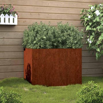 vidaXL Plantenbak 62x47x46 cm cortenstaal, Verzenden