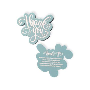 10x Thank You kaart - small business - bedankje - bestell..., Diversen, Wenskaarten, Verzenden, Nieuw