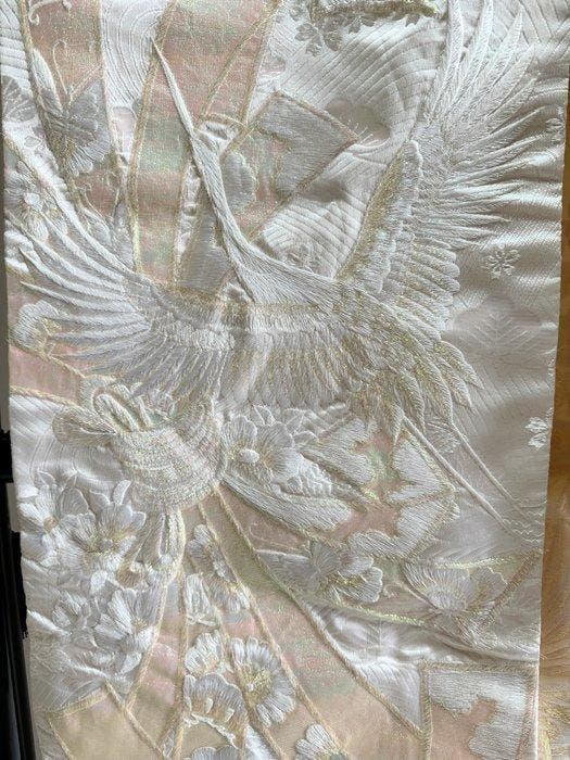 Kimono de mariée japonais vintage – Magnifique broderie -, Antiquités & Art, Antiquités | Autres Antiquités
