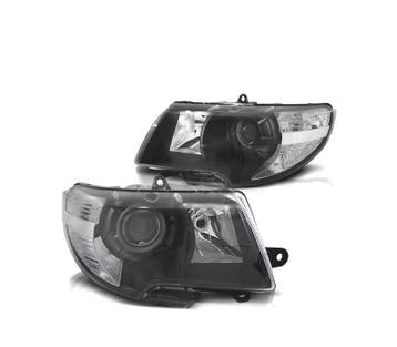 Phares Pour Skoda Superb 08-12 Fond Noir, Verzenden