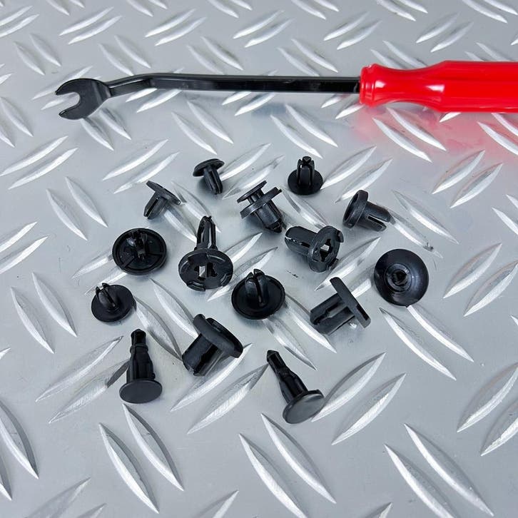 Datona Automotive clips - 630-delige set met montagetang -, Bricolage & Construction, Outillage | Outillage à main, Enlèvement ou Envoi