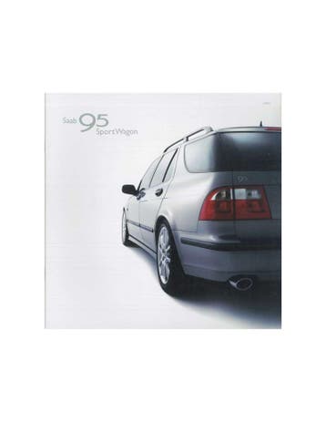 2002 SAAB 9-5 SPORTWAGON BROCHURE ENGELS (USA), Ophalen of Verzenden