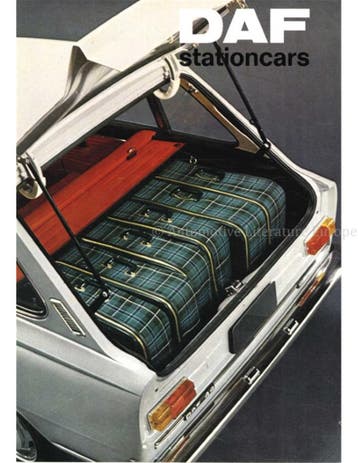 1970 DAF 44 STATIONCAR BROCHURE NEDERLANDS, Nieuw
