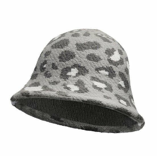 Bucket Hat Hoedje – Panterprint - Soft – One Size – Grijs, Kleding | Dames, Hoeden en Petten