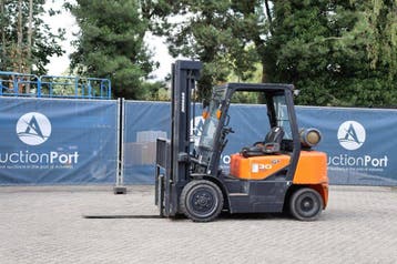 Veiling: Heftruck Doosan G30G LPG 3000kg 5.9m 2015, Ophalen