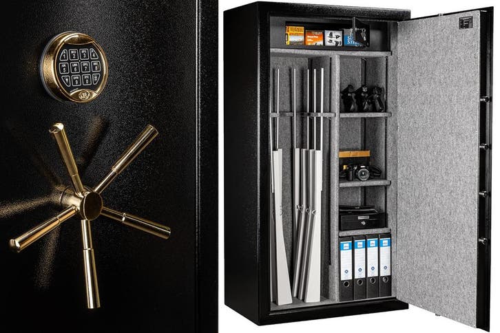 MustangSafes Wapenkluis S2 luxe bekleed - MSG 30-7 S2 USA, Huis en Inrichting, Brandblussers en Brandkasten, Brandkast, Nieuw