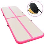 vidaXL Gymnastiekmat met pomp opblaasbaar 300x100x10 cm PVC, Verzenden