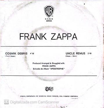 Frank Zappa - Cosmik Debris - Hard to find 7 single from, Nieuw in verpakking