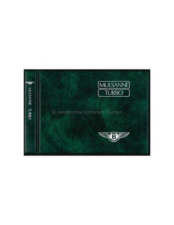 1982-1985 BENTLEY MULSANNE TURBO BOORDMAP, Ophalen of Verzenden