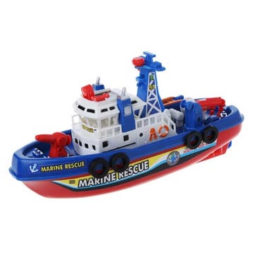 Marine Rescue Brandweerboot met Motor, Kraan en Waterpomp -, Verzenden, Nieuw