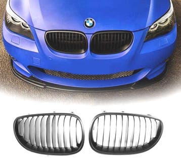 CALANDRES BMW E60 E61 03-10 NOIR MAT LOOK M5, Auto-onderdelen, Verzenden, Nieuw