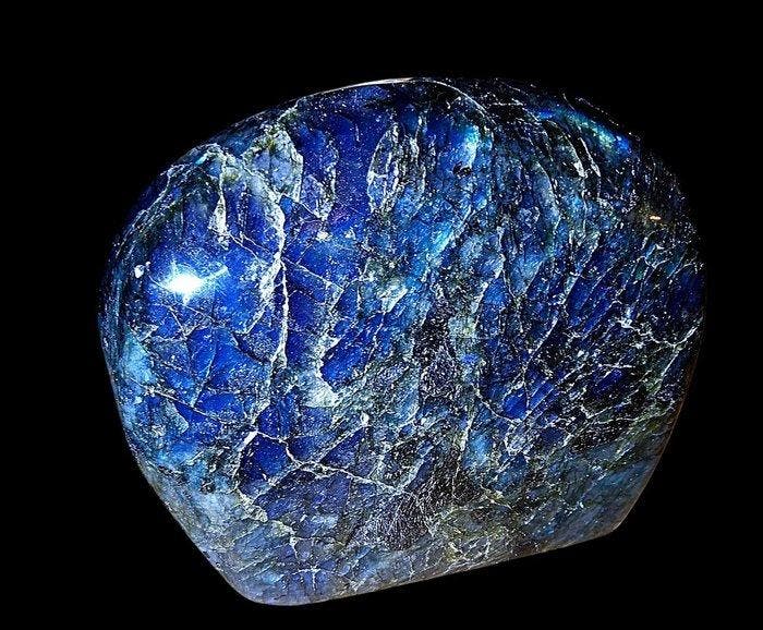 labradoriet Fluorescerende - Hoogte: 18.6 cm - Breedte: 21, Collections, Minéraux & Fossiles