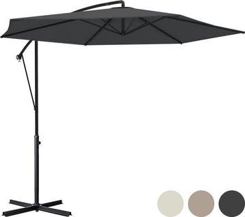 2dekans | LifeGoods Zweefparasol - tot 8 Personen - Ø300cm -, Ophalen of Verzenden, Nieuw