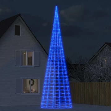 vidaXL LED-kerstboom 3000 LEDs 800 cm blauw, Verzenden