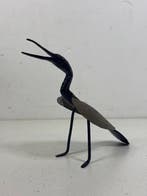 Statue, Vogel - 11.5 cm - Métal, Laiton, Antiek en Kunst