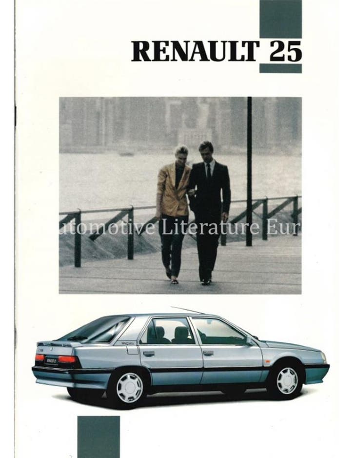 1992 RENAULT 25 BROCHURE NEDERLANDS, Boeken, Auto's | Folders en Tijdschriften, Ophalen of Verzenden
