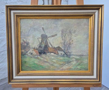 Bruno Jüttner (1880-1965) - Holländische Landschaft mit