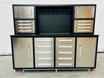 RTE - 7420 - Garagewerkbank 2200x580x1890mm RTE..., Doe-het-zelf en Bouw, Gereedschap | Overige machines, Nieuw