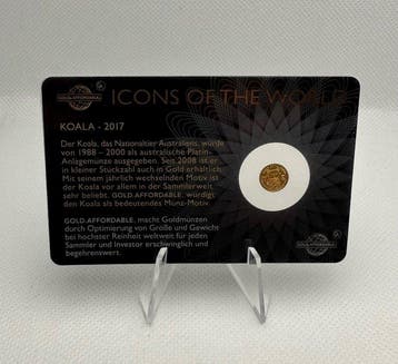 Rwanda. 10 Amafranga 2017 Icons Of The World - Koala, oro