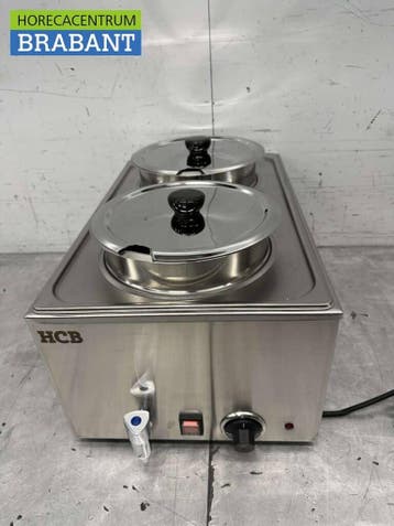 HCB Hotpot en acier inoxydable, bain-marie 2 x 6 litres, 230, Verzenden