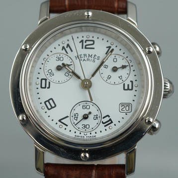 Hermès - Clipper Chronograph - CL1.310 - Femme - 2000-2010