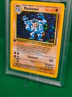Pokémon - 1 Graded card - Machoke 8/102 First edition, Foil, Nieuw