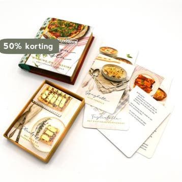 Mini bookbox recepten Pizza & Pasta 9789463337403 Remke Vet, Verzenden, Remke Vet