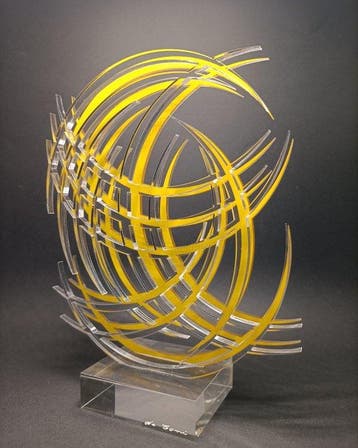 Cesare De Toni (1949) - Curvismo dello spazio Sequenza F. 13