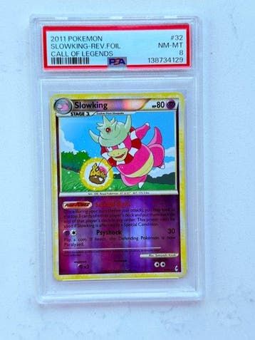 Pokémon - 1 Graded card - Slowking 32 Foil - PSA 8 - Various, Hobby en Vrije tijd, Verzamelkaartspellen | Pokémon, Nieuw