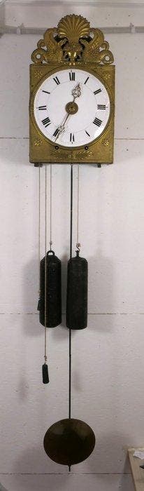 Wandklok - Metaal - 1800-1850 - Lange duur, Antiek en Kunst