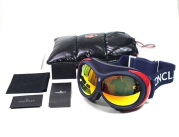 Moncler - Skibrille / Sonnenbrille ML0130 92C - blau, rot,, Nieuw