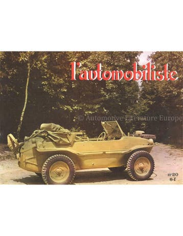 1970 LAUTOMOBILISTE MAGAZINE 20 FRANS