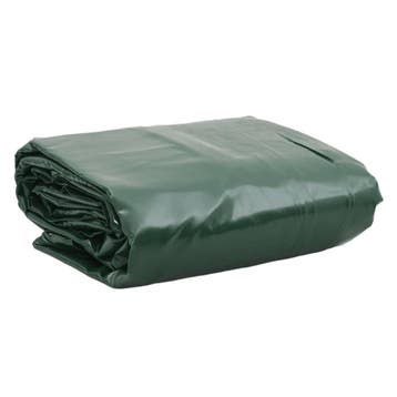 vidaXL Dekzeil 650 g/m² 3x3 m groen, Verzenden