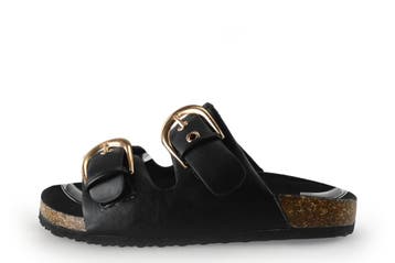 Studio London Slippers in maat 37 Zwart, Kleding | Dames, Schoenen, Slippers, Verzenden, Zo goed als nieuw, Studio London