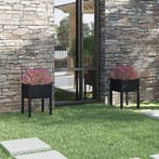 vidaXL Plantenbakken 2 st 50x50x70 cm massief grenenhout, Verzenden, Nieuw