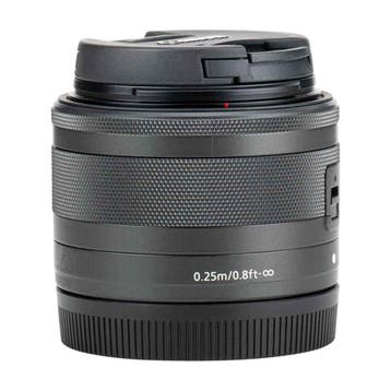 Canon EF-M 15-45mm f/3.5-6.3 IS STM met garantie, Ophalen of Verzenden, Gebruikt