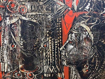 Xantus Gyula (1919-1993) - Drie Koninginnen, Antiek en Kunst, Kunst | Schilderijen | Modern