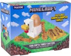 Minecraft Kip Eierdopje en Toastsnijder — Zeer goed, Verzenden
