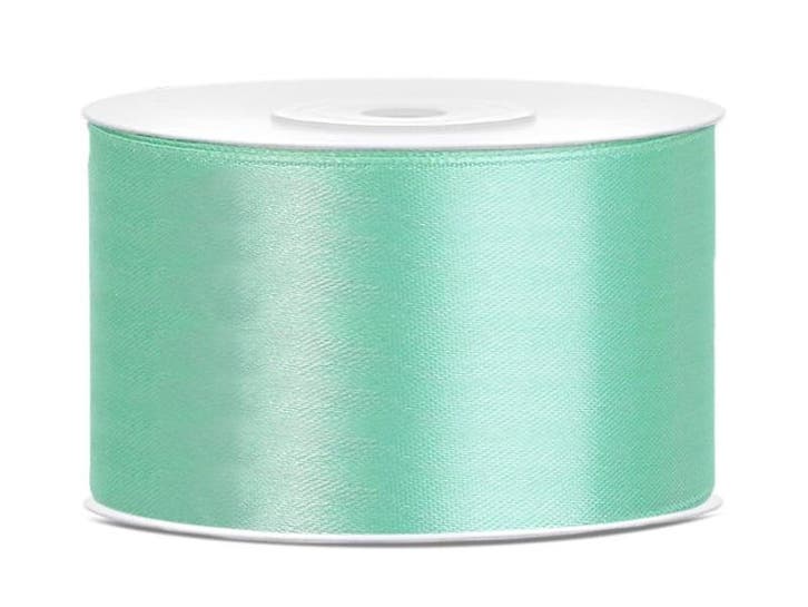 Satijn Lint Mintgroen 38mm 25m, Hobby & Loisirs créatifs, Articles de fête, Envoi